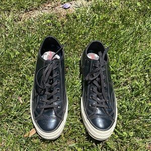 Black Patent Converse AllStar - size 6 men’s/8 women’s